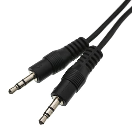 CABLE WHOLESALE Cable Wholesale 10A1-01106 3.5mm Male Stereo Cable - 6 ft. 10A1-01106